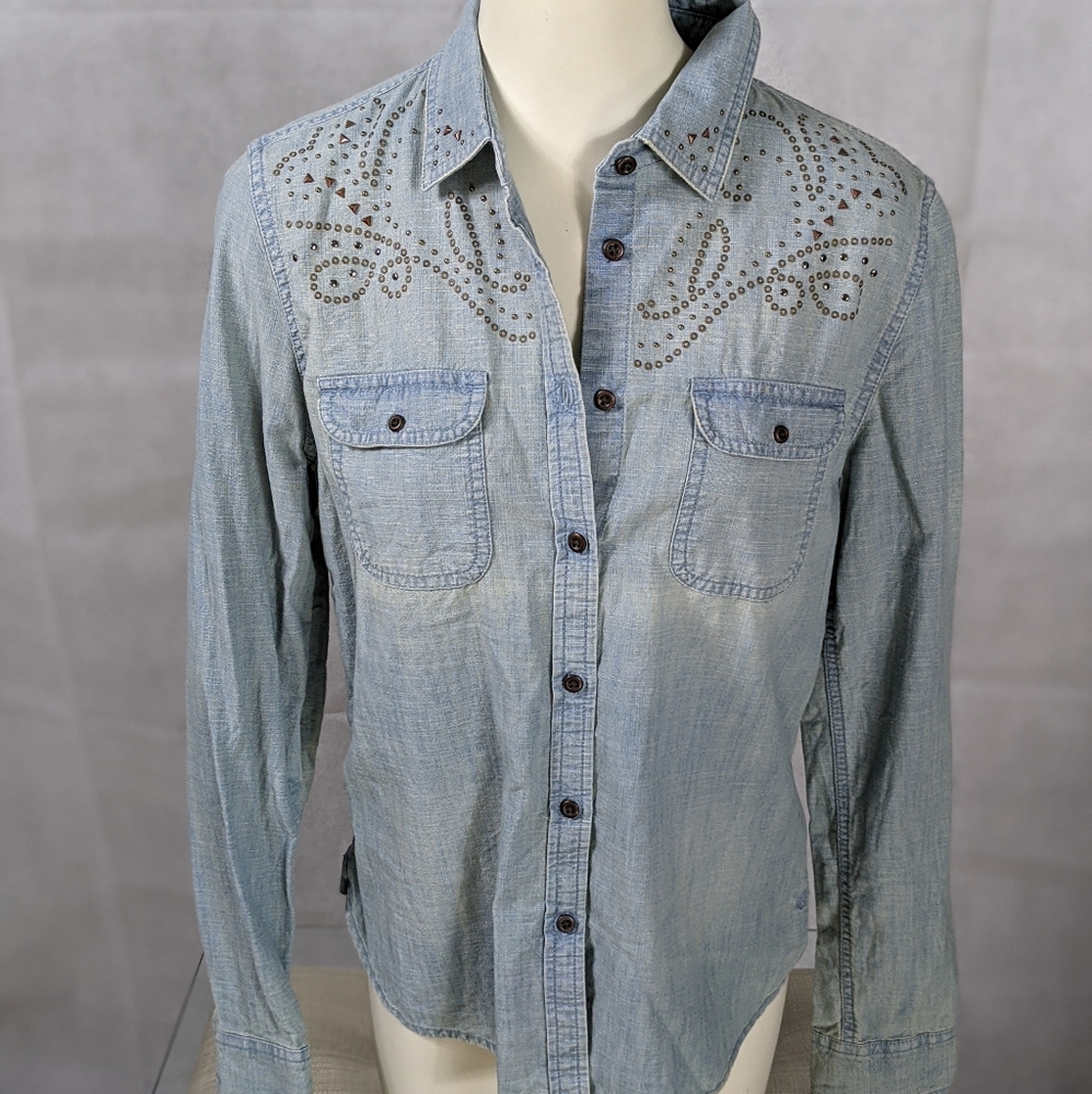 American Eagle Outfitters embellished shirt